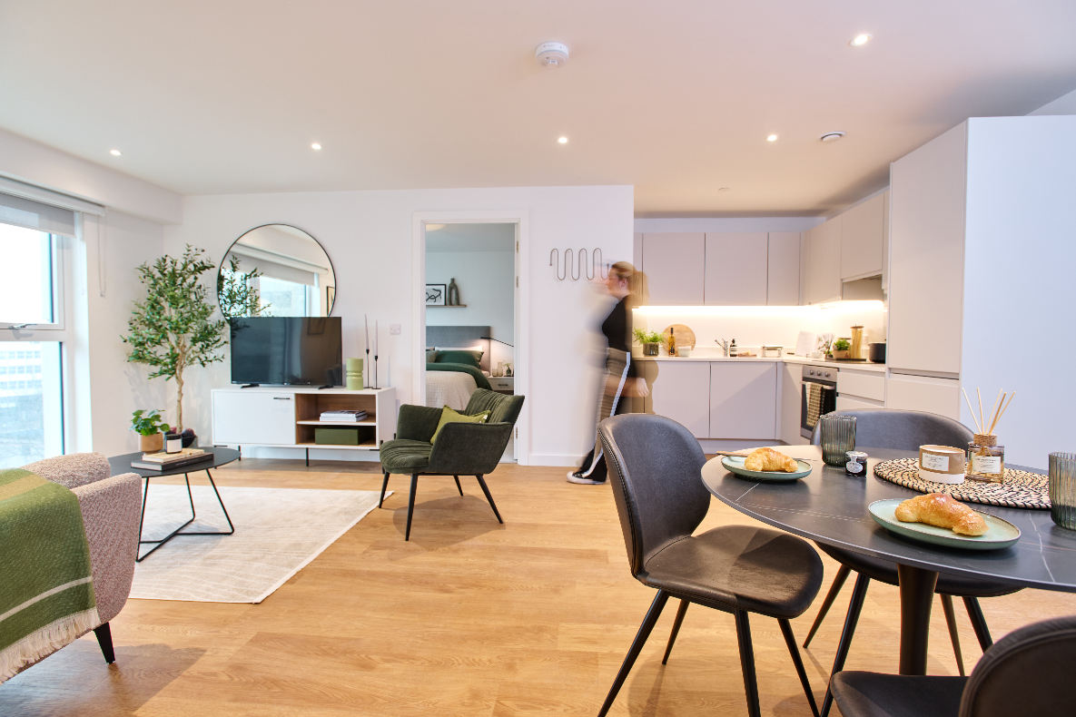The Holloway 2 bedroom apartment lounge
