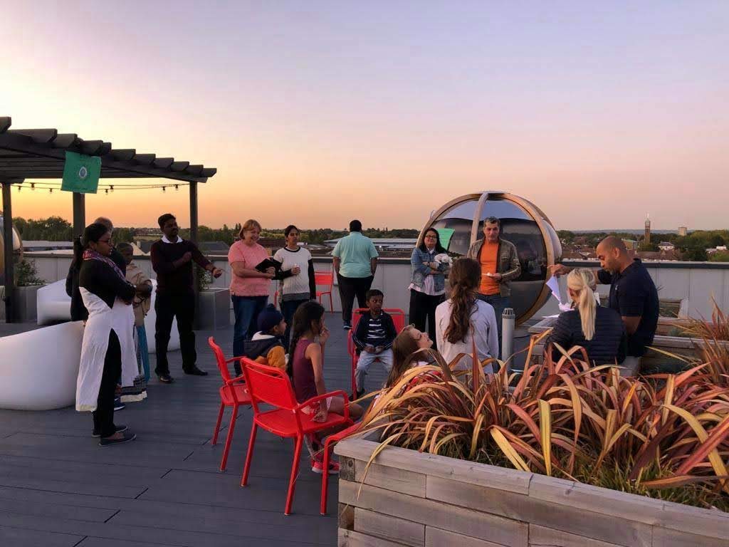 Roof terrace